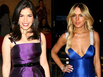 America Ferrera, Lindsay Lohan America Ferrera, Lindsay Lohan